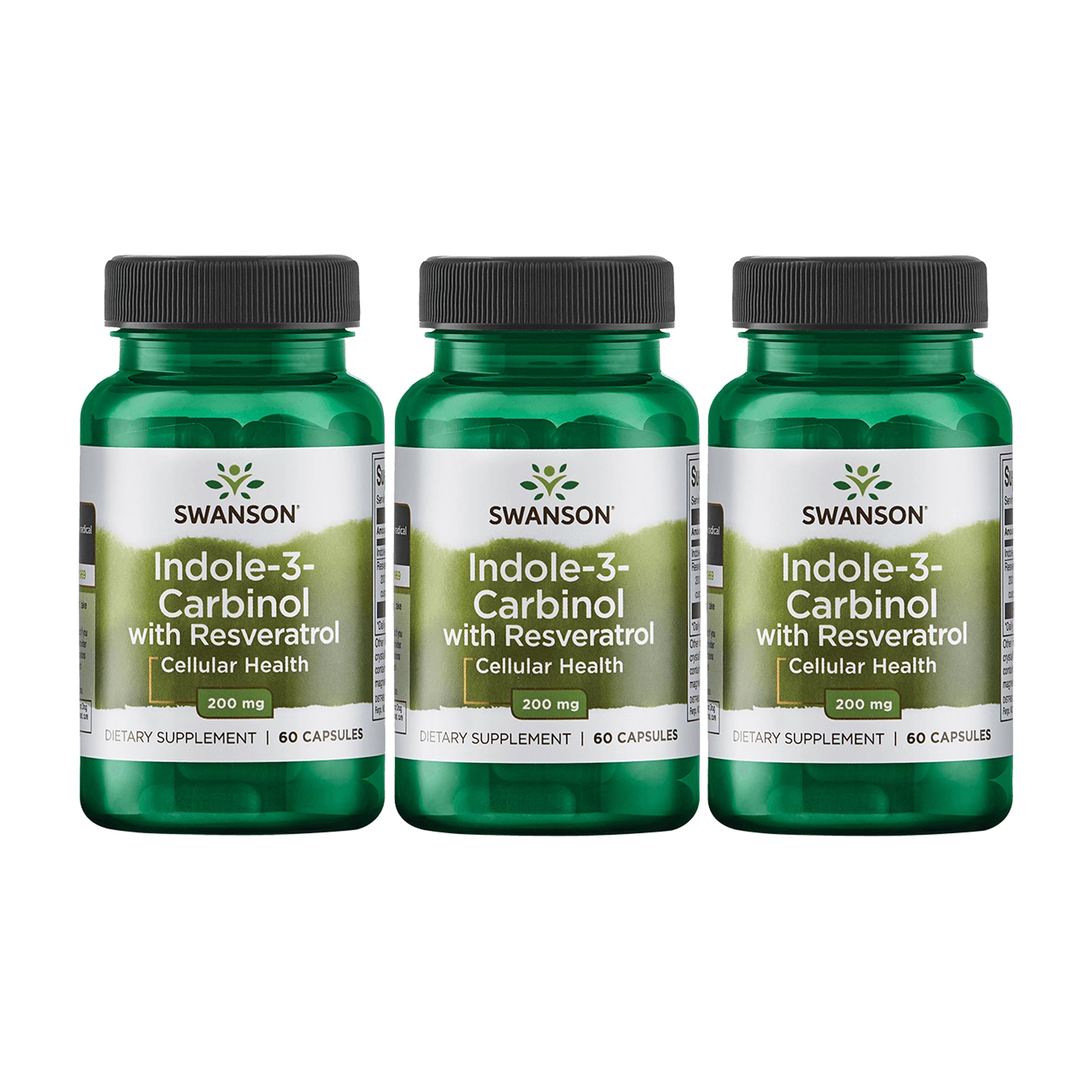 Swanson Indole-3-Carbinol – Bouteille 60 gélules – soutien potentiel à l'équilibre hormonal
