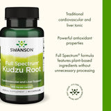 Swanson Kudzu – emballage certifié GMP et contrôle qualité indépendant.
