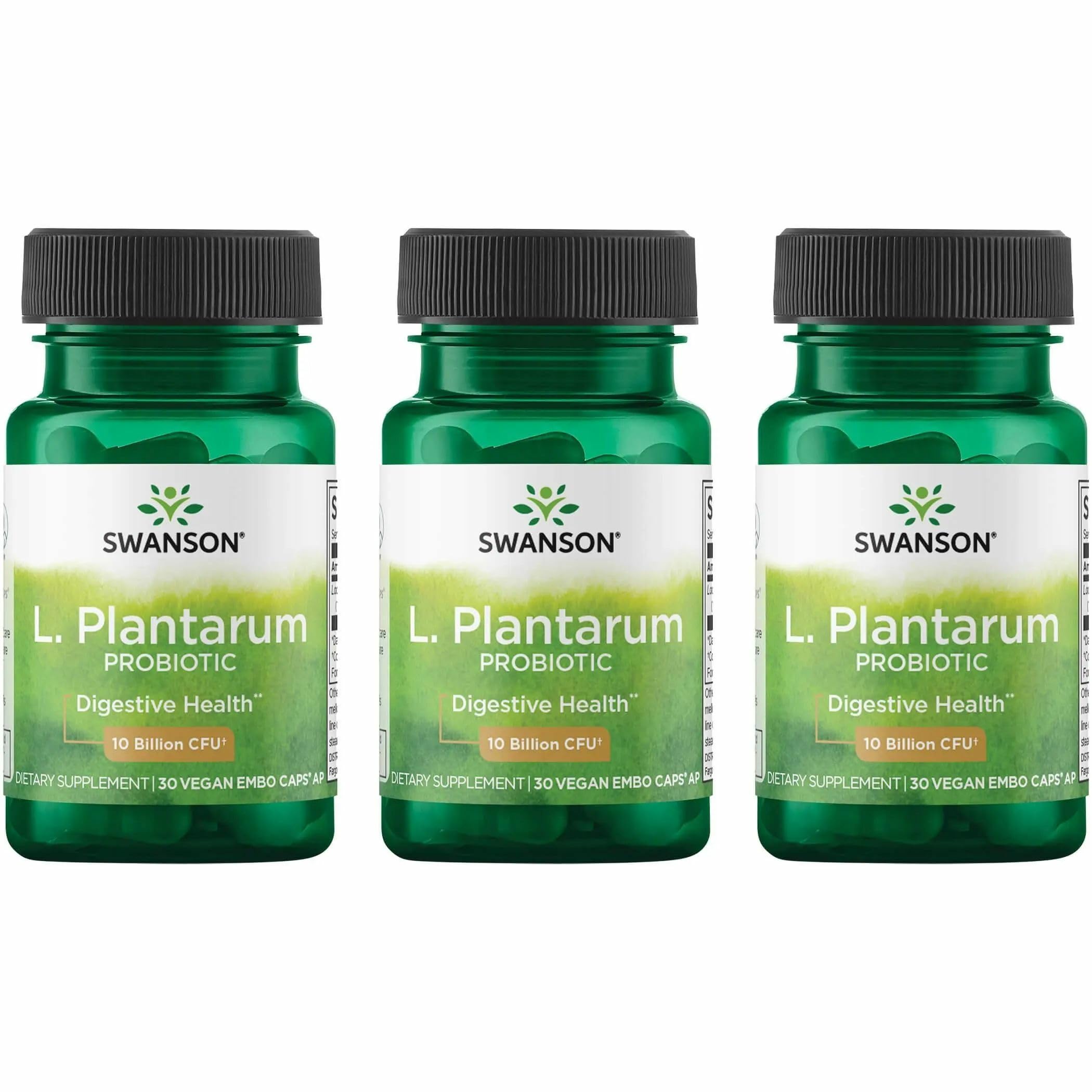 Swanson L. Plantarum bouteille – probiotiques faciles à prendre pour l'équilibre intestinal.