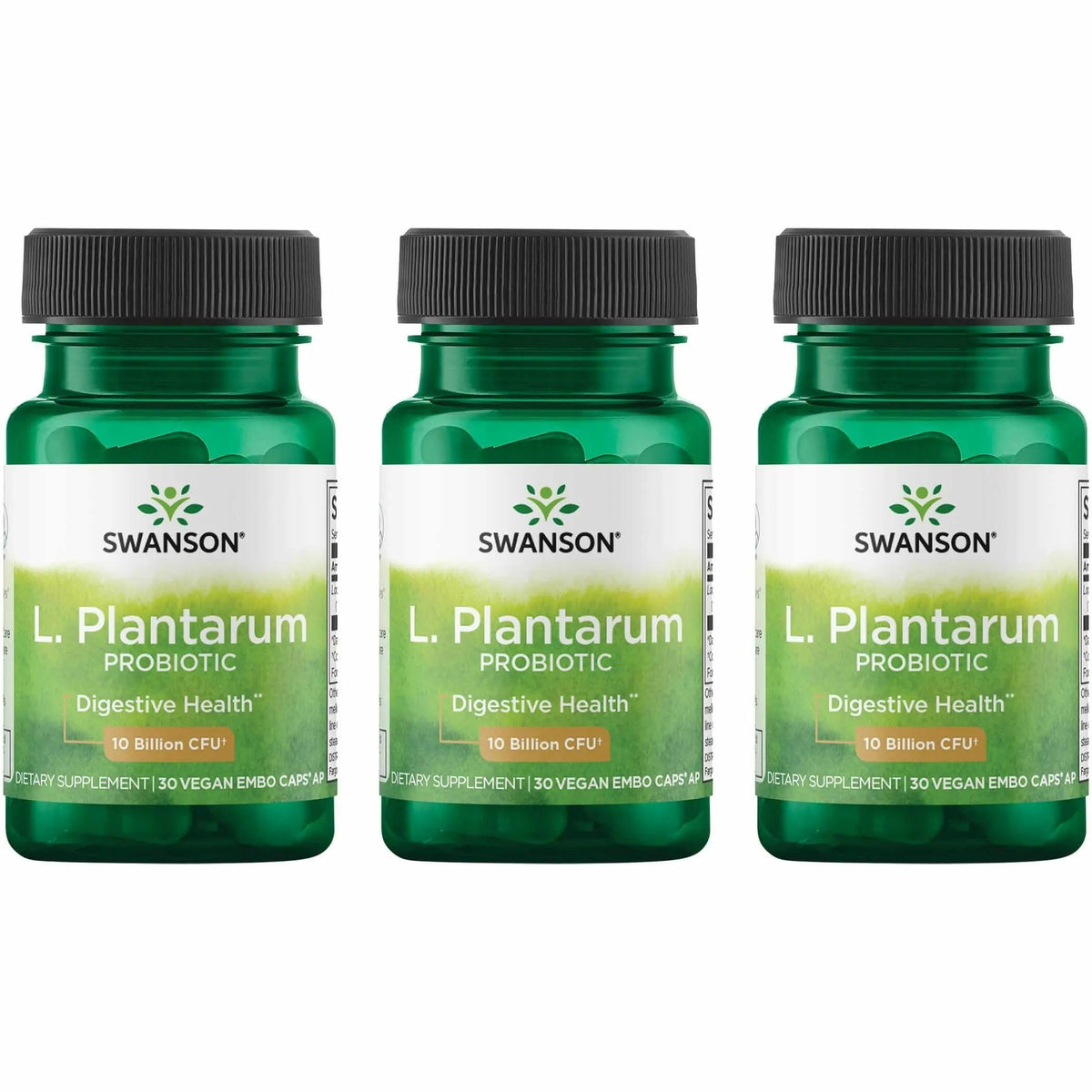 Swanson L. Plantarum bouteille – probiotiques faciles à prendre pour l'équilibre intestinal.