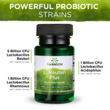 FOS prébiotique présent pour nourrir les probiotiques et soutenir l'équilibre intestinal.