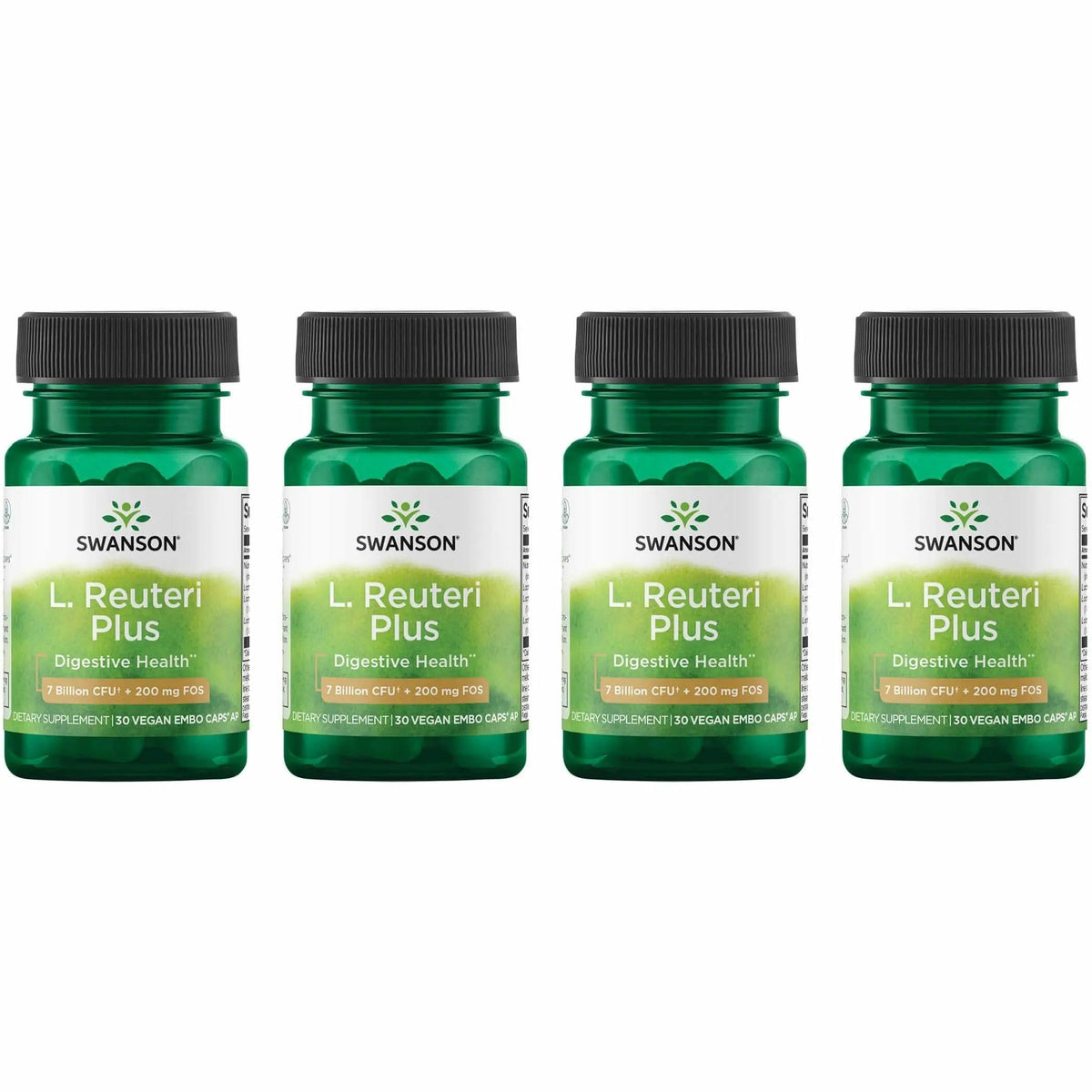 Swanson L. Reuteri Probiotic Plus — bouteille visible, soutien potentiel à la digestion.