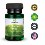 Swanson L. Reuteri Probiotic Plus — idéal pour la routine quotidienne lors des déplacements.