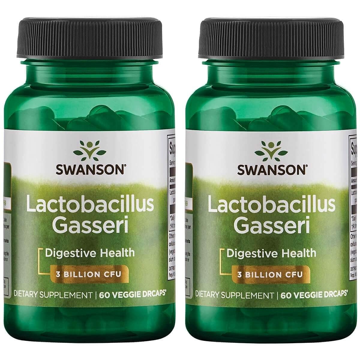 Swanson Lactobacillus Gasseri : bouteille et capsules végétales, soutien digestif potentiel