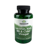 Swanson Lecithine Kelp B-6 et Vinaigre de cidre, bouteille, soutien potentiel du métabolisme.