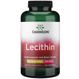 Swanson Lécithine Non-OGM 520 mg, bouteille: soutien potentiel à la santé cardiovasculaire