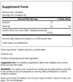 Swanson Lécithine Non-OGM 520 mg, gélules: soutien cognitif potentiel et équilibre lipidique