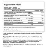 Swanson Levure de Bière – comprimés faciles à avaler, soutien nutritionnel potentiel.