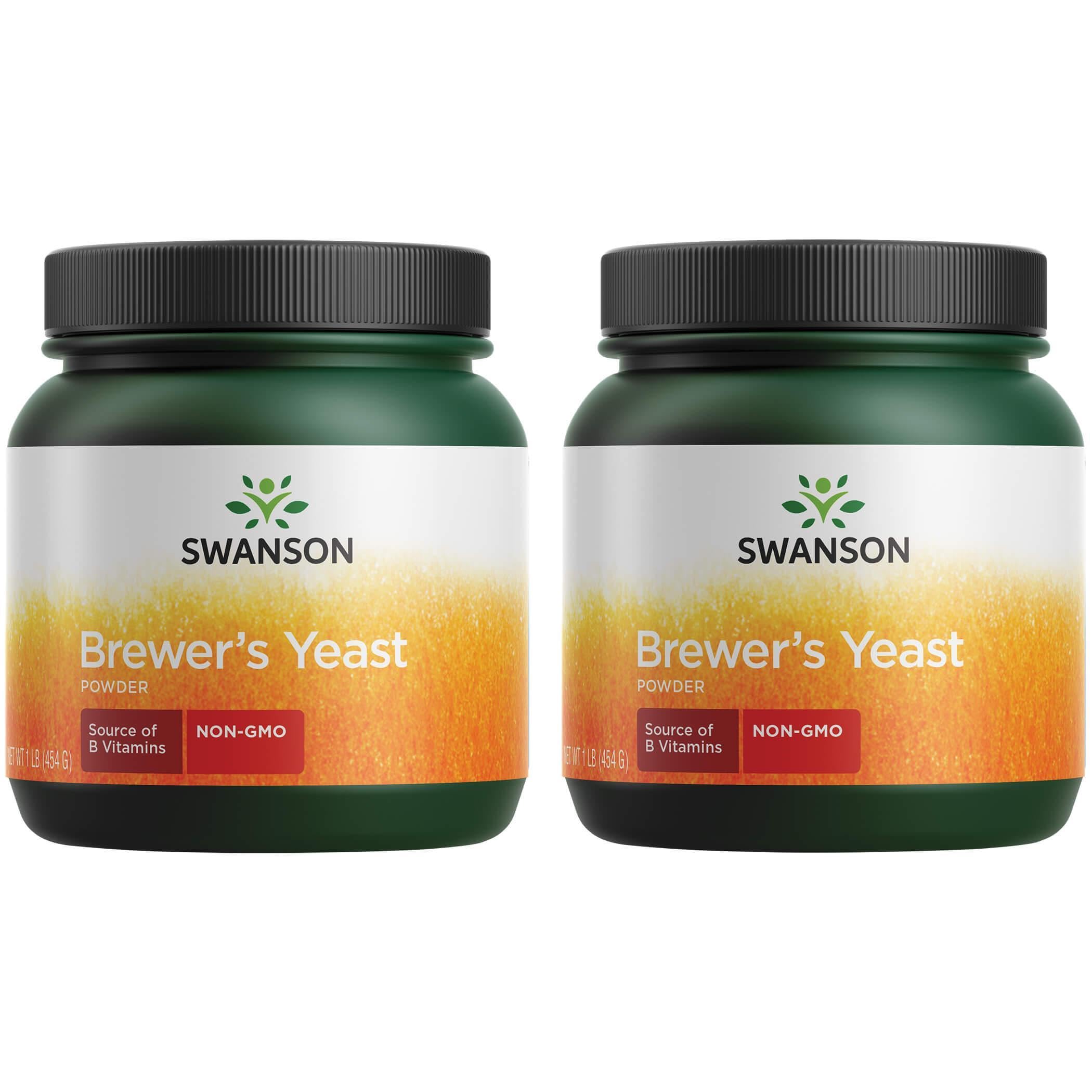 Swanson levure de bière en poudre, flacon, riche en vitamines du groupe B