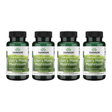 Swanson Lions Mane bouteille de 60 capsules, soutien potentiel à la concentration et mémoire.