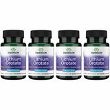 Swanson Lithium Orotate: boîte du produit, soutien potentiel à l'humeur et au bien-être.