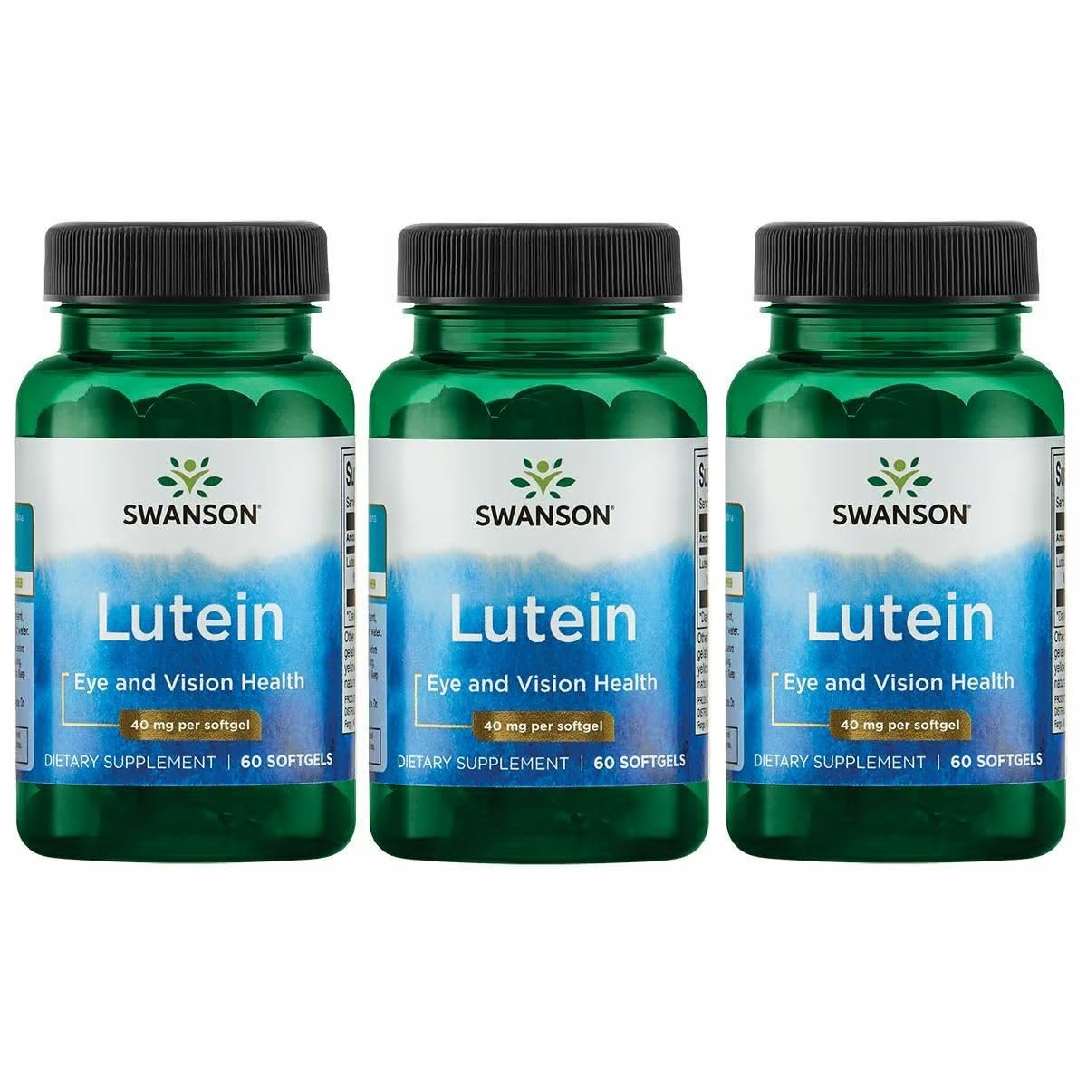 Swanson Lutein: bouteille 40 mg pour la vision et la macula.