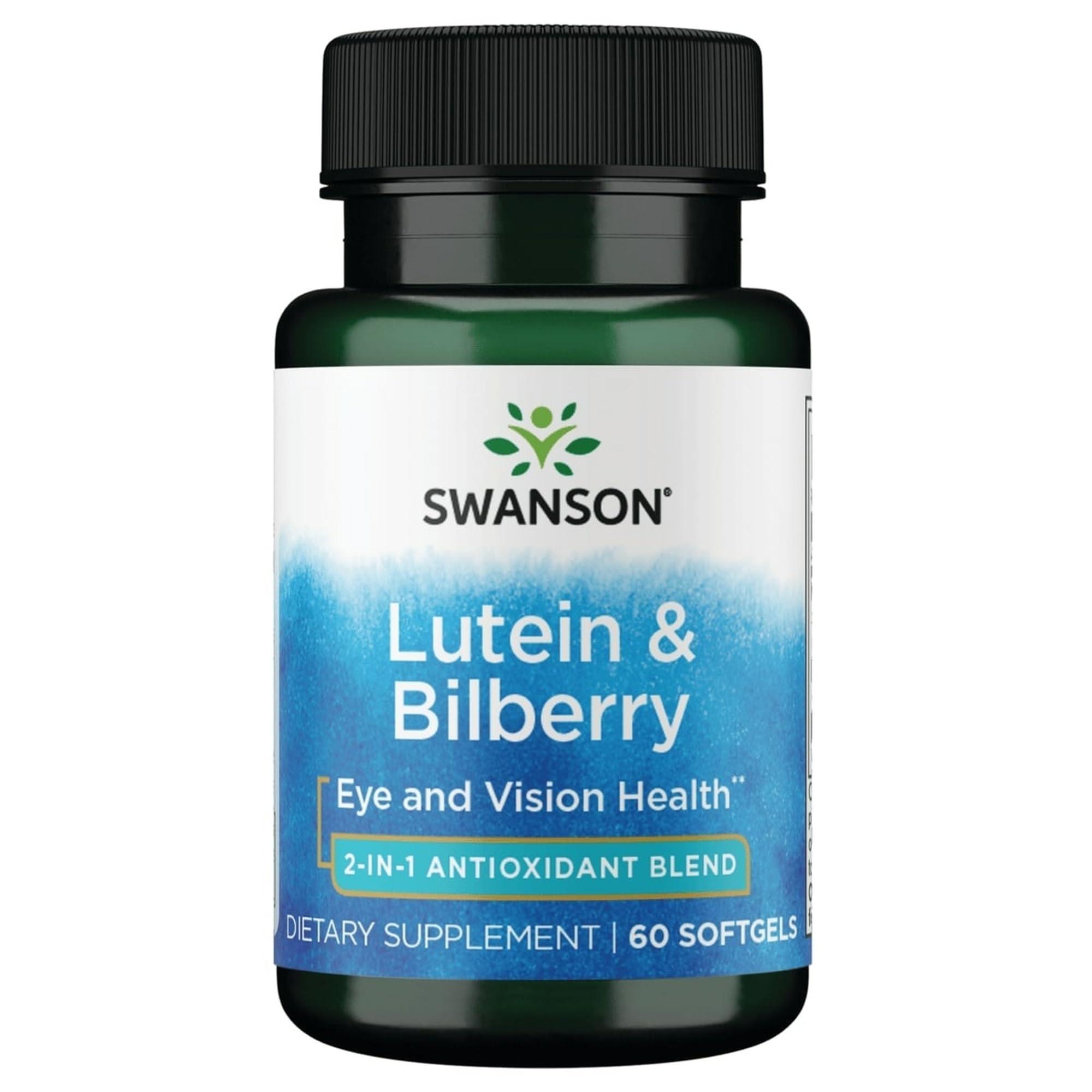 Bouteille Swanson Luteine et Bilberry pour le soutien visuel quotidien