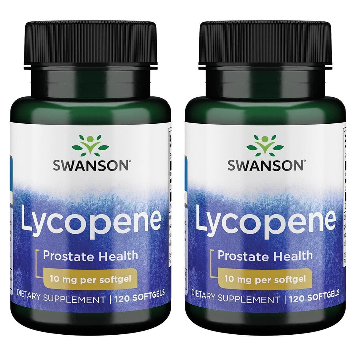Swanson lycopene 10 mg, gelules, soutien antioxydant et sante prostatique potentiels.