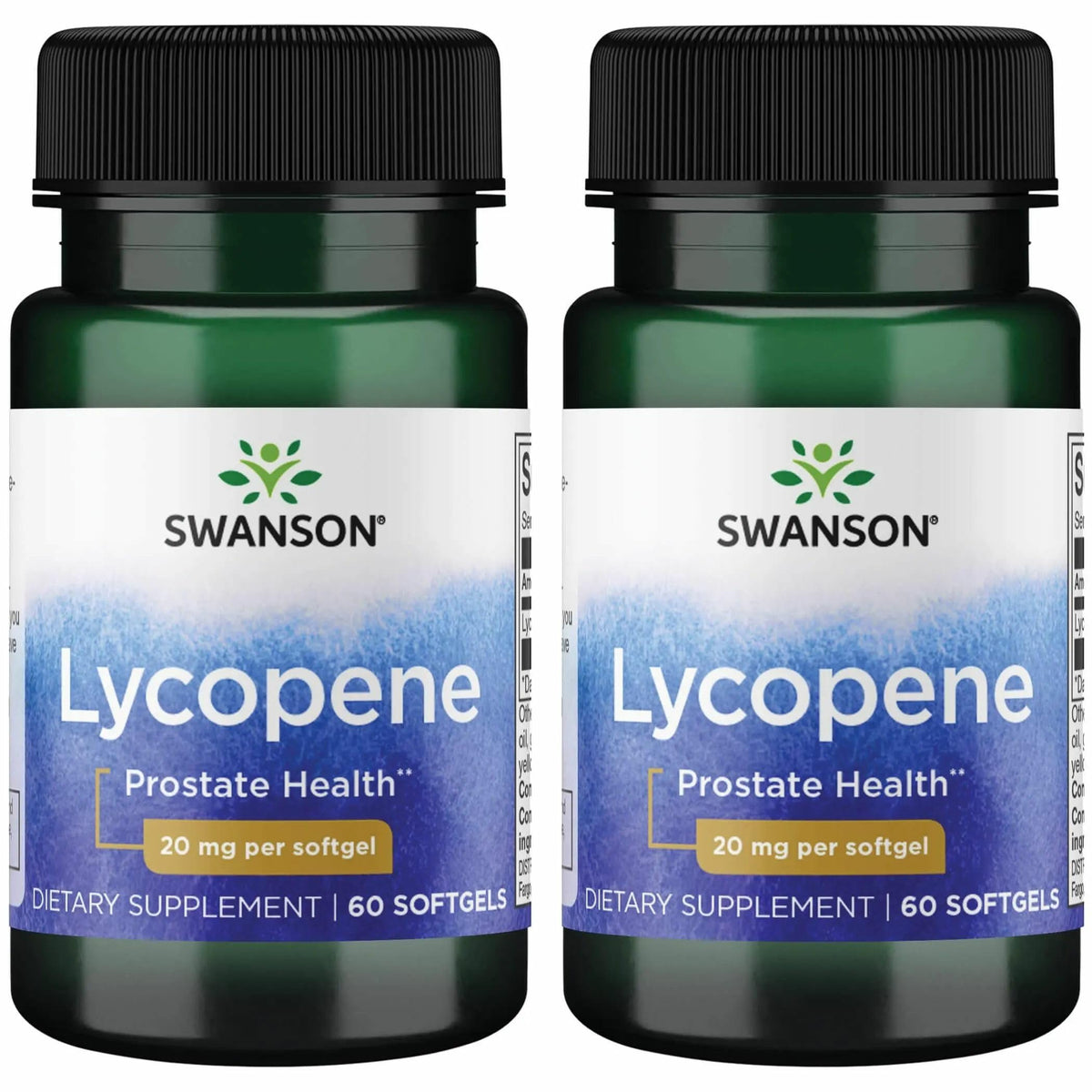 Swanson Lycopène — bouteille 2-pack, présentation et potentiel soutien global.