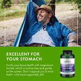 Swanson Magnésium Lactate — sans OGM pour une composition naturelle.