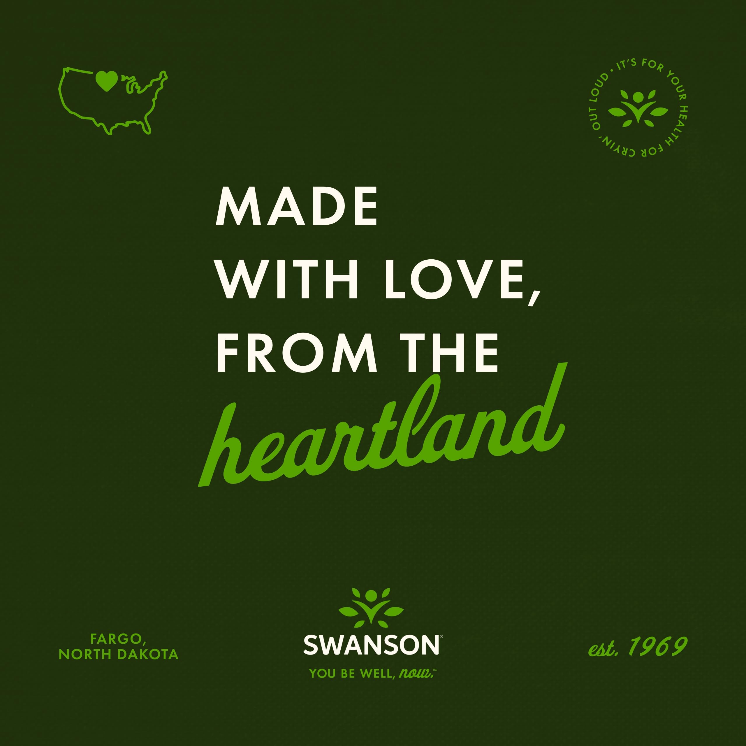 Swanson Magnésium Lactate — soutien musculaire et osseux potentiels.