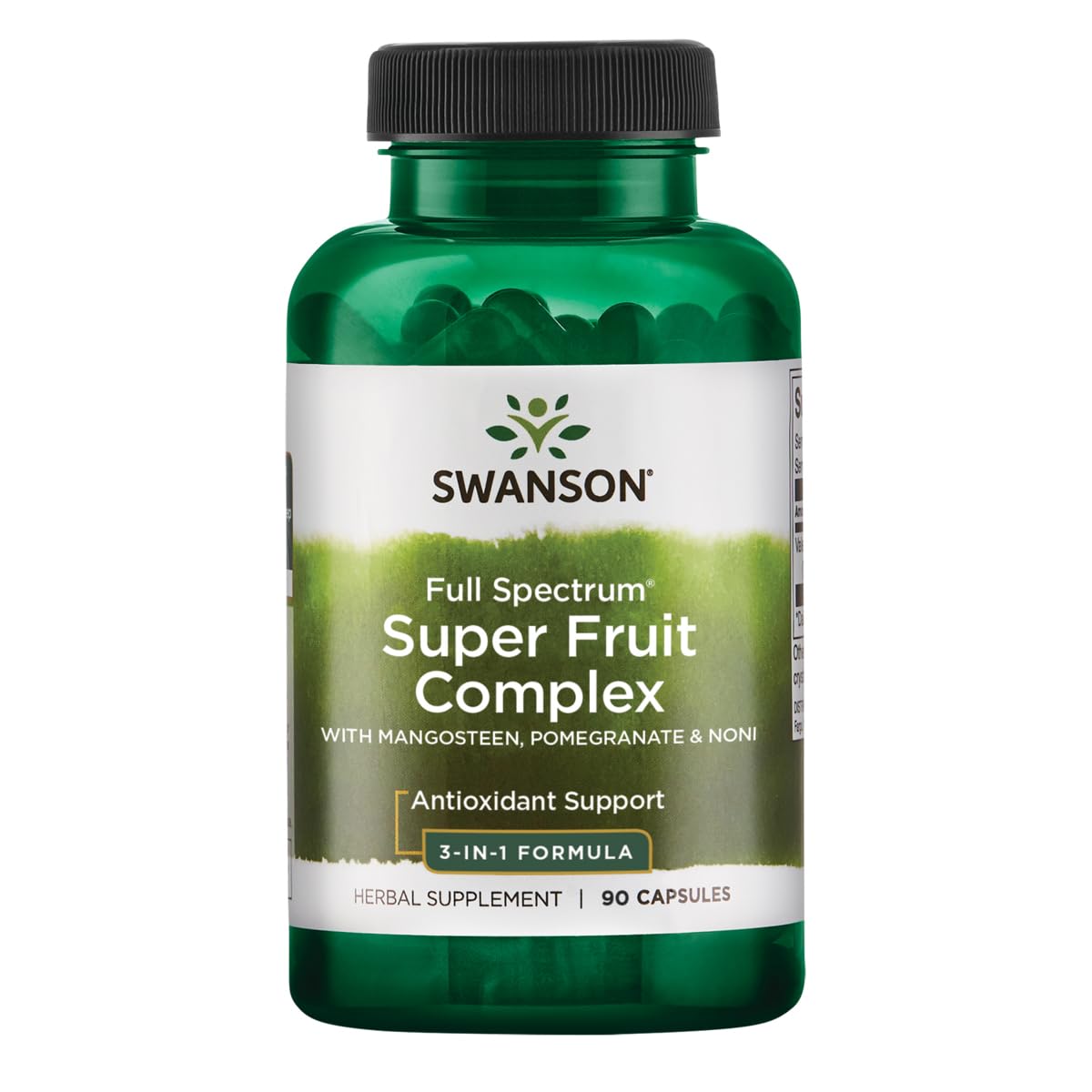 Swanson Mangosteen-Grenade-Noni, bouteille – antioxydant potentiel pour le quotidien.