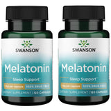 Swanson Mélatonine – flacon de 120 capsules favorisant l’endormissement naturel