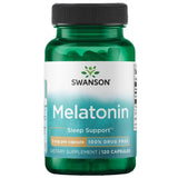 Swanson Mélatonine: bouteille-capsules pour un endormissement plus serein.
