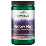 Swanson Mellow Mag poudre fraise kiwi, saveur agréable pour une routine bien-être quotidienne.