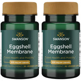 Swanson Membrane oeufs 500 mg, capsules végétales, soutien potentiel a la mobilité au quotidien.