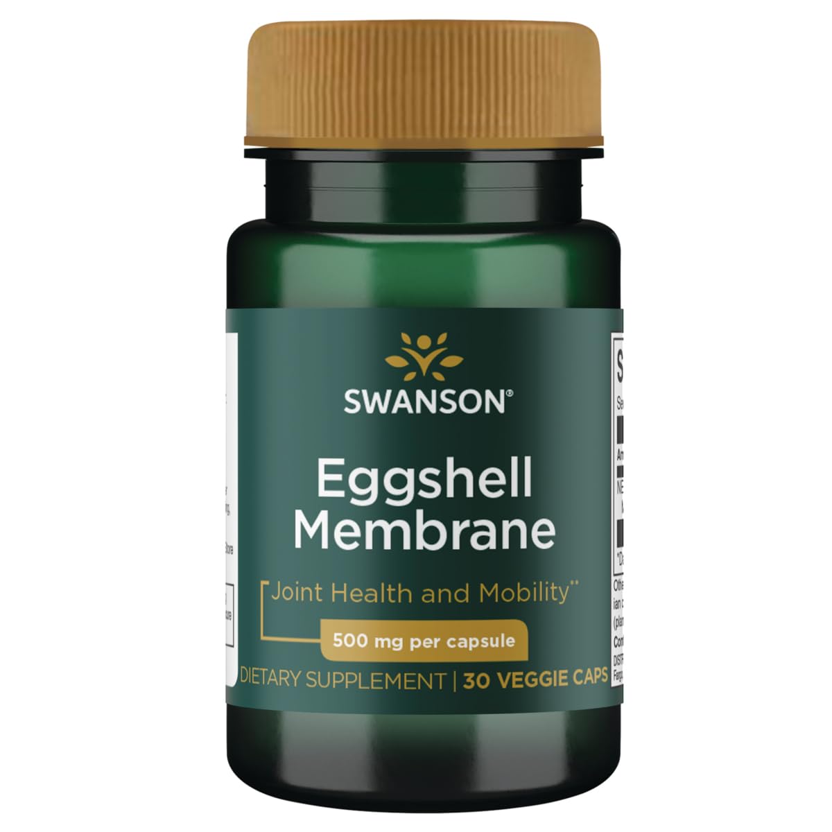 Swanson Membrane coquille d'oeuf – emballage pratique pour le soutien des articulations.