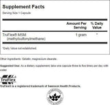 Swanson MSM 1000 mg capsules : forme biodisponible pour la peau et le bien-être