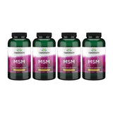 Swanson MSM capsules gros plan, source naturelle de soufre soutenant mobilité et articulation