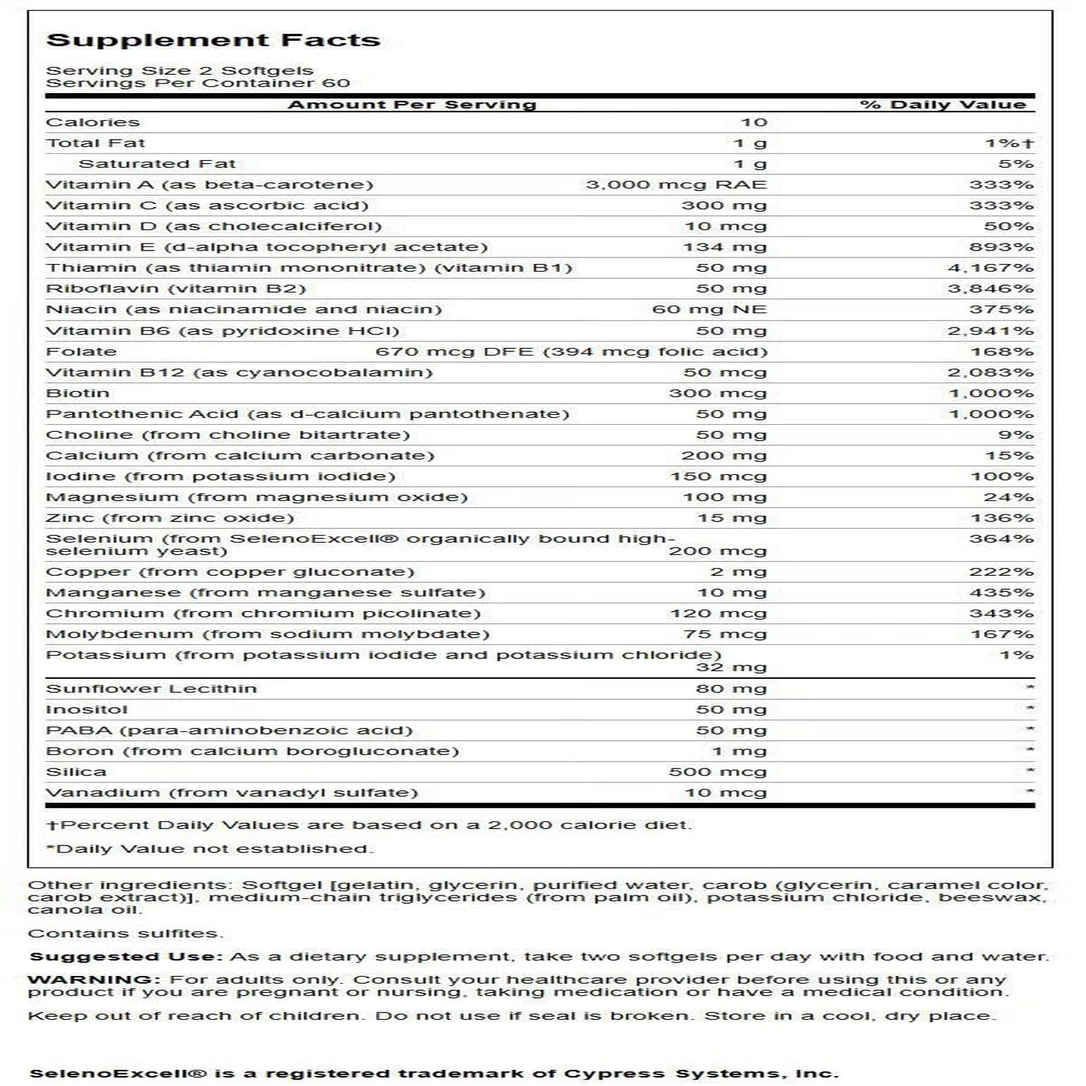 Swanson Multi Sans Fer – étiquette claire, routine sans fer adaptée.