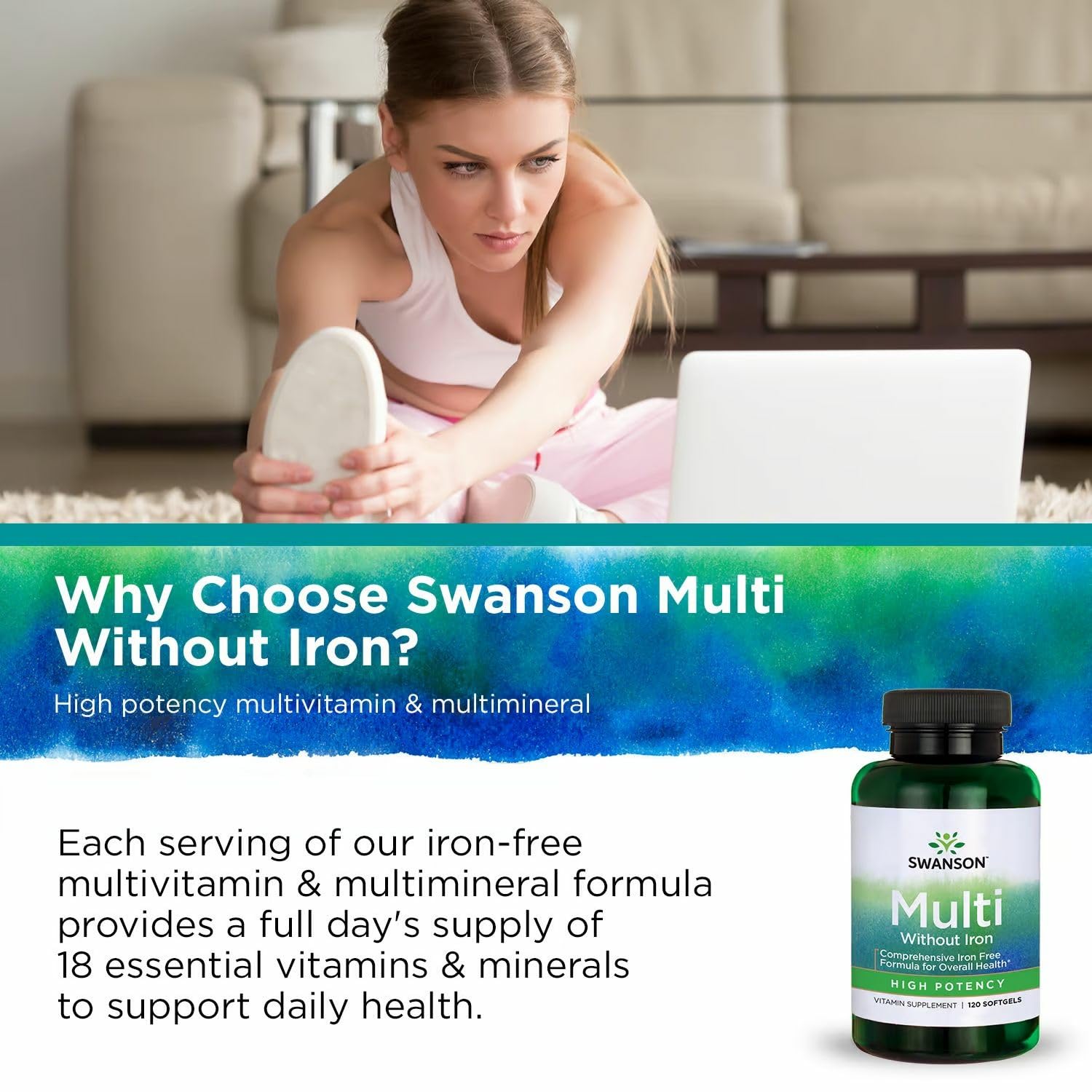Swanson Multi Sans Fer : paquet double pratique pour la routine hebdomadaire.