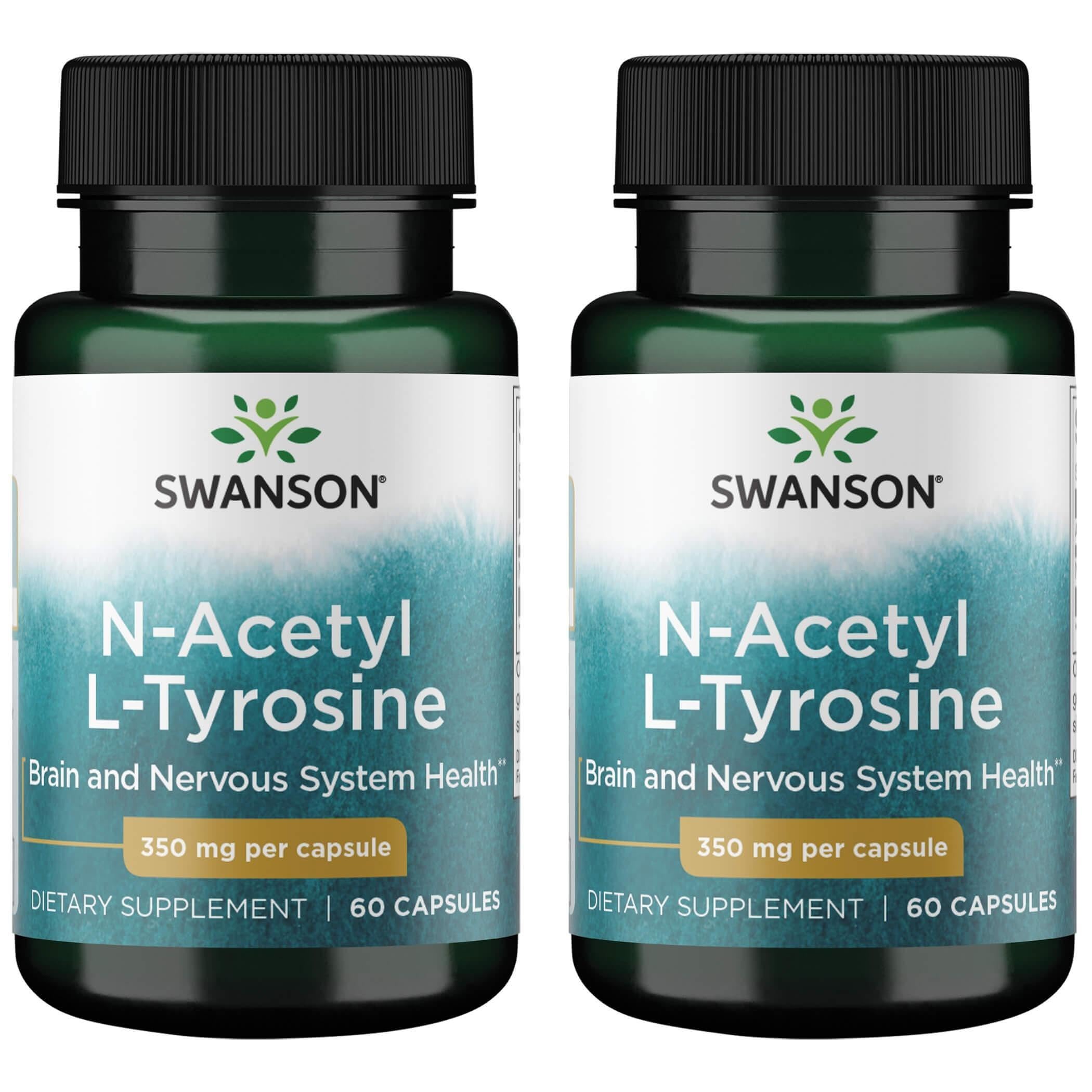 Swanson N-Acetyl L-Tyrosine capsule: soutien concentration et bien-être mental.