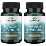 Swanson N-Acetyl L-Tyrosine capsule: soutien concentration et bien-être mental.