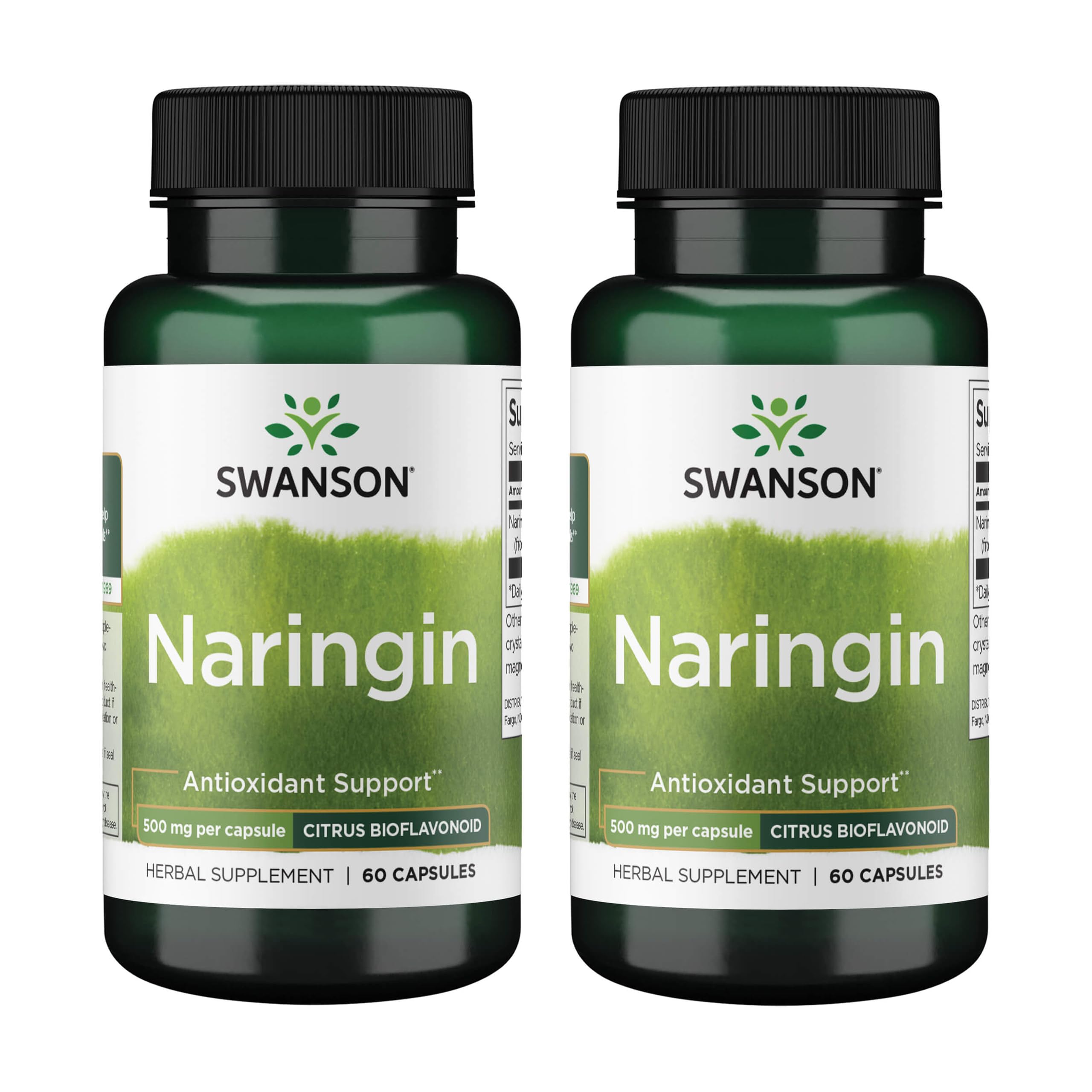 Swanson Naringin, bouteille de 60 gélules, usage quotidien potentiel