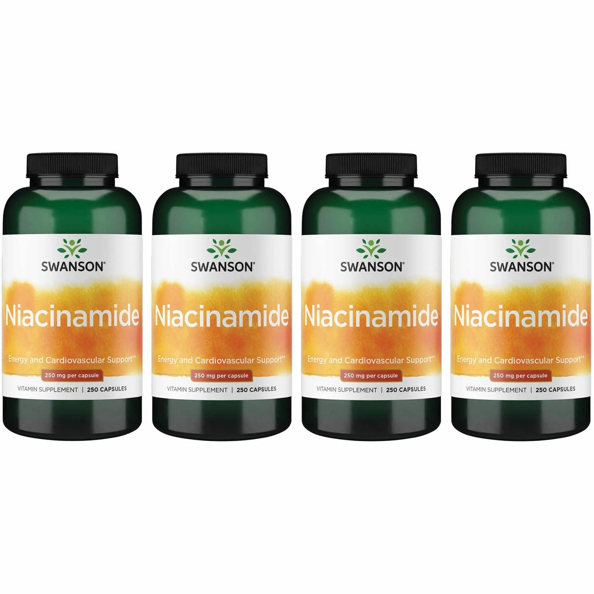 Swanson Niacinamide – bouteille, soutien potentiel au métabolisme des glucides et énergie
