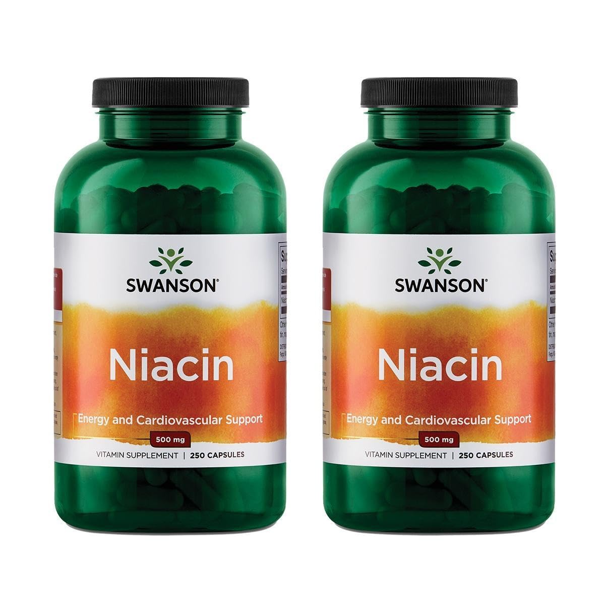 Swanson Niacine B3, capsules, soutien métabolisme des glucides et santé cardio