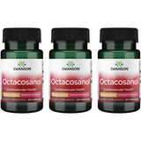Swanson Octacosanol 20 mg, capsules, bouteille; soutien potentiel au bien-être cardio-vasculaire.