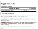Swanson oignon bulbe - capsules faciles à avaler, intégration simple dans la routine