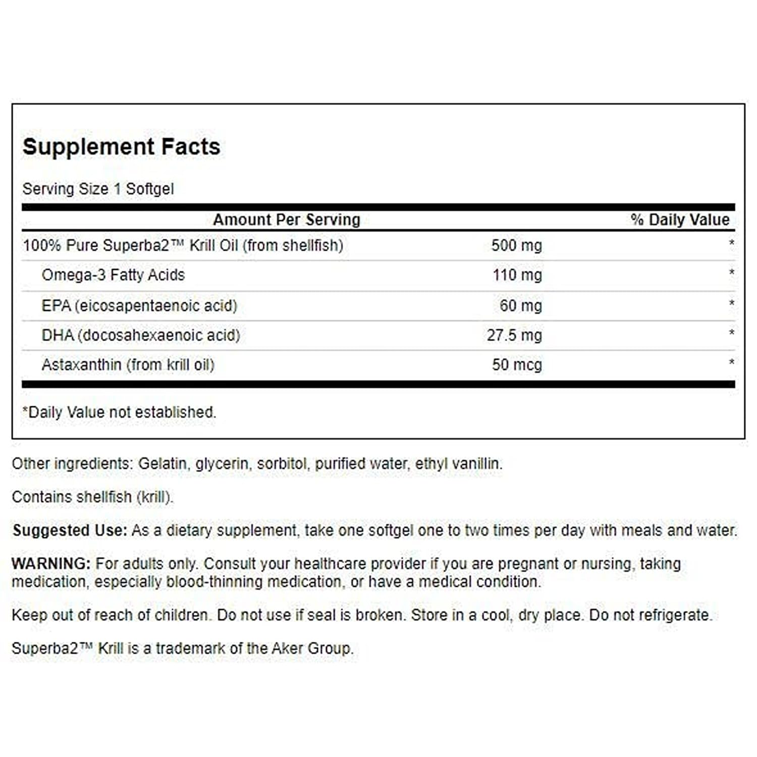 Swanson omega3 krill phospholipides astaxanthine – capsules visibles peut soutenir les oméga3