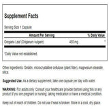 Swanson Origan 450 mg – capsules faciles à prendre pour une utilisation pratique.