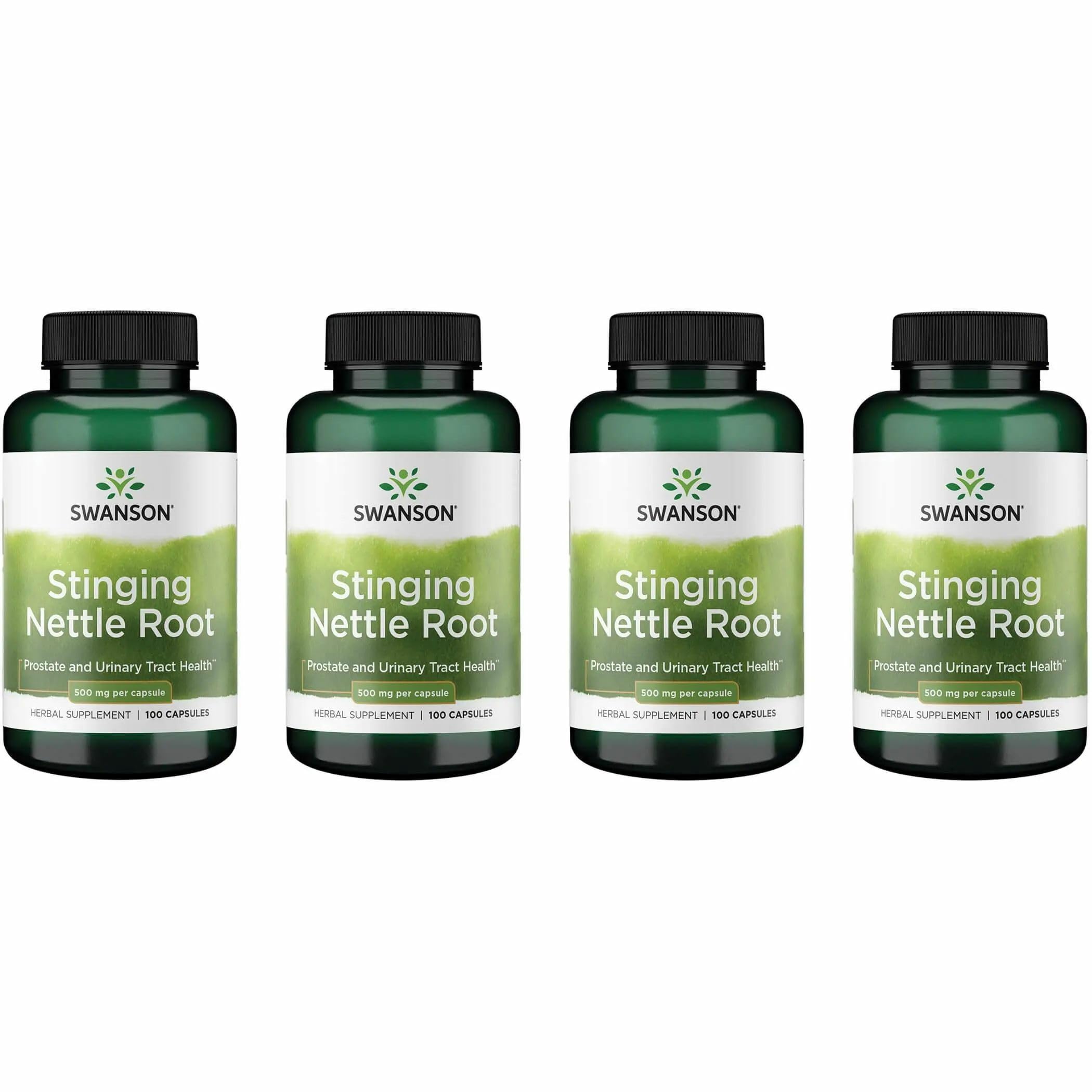 Swanson Ortie racine - bouteille 100 capsules, soutien quotidien possible.