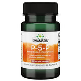 Swanson P-5-P bouteille de gélules, faciles à avaler au quotidien.