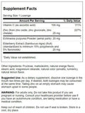 Swanson pastilles zinc et vitamine C, texture lisse, idéale pour usage quotidien lors des déplacements.