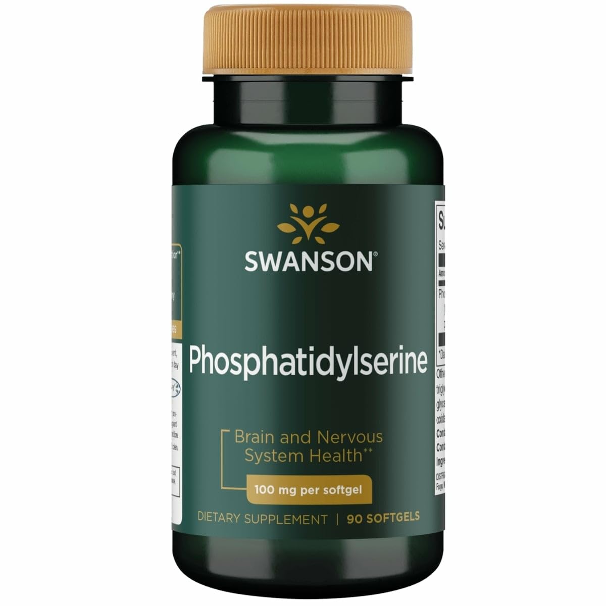 Swanson Phosphatidylsérine 100 mg, bouteille: soutien potentiel à la fonction cognitive au quotidien
