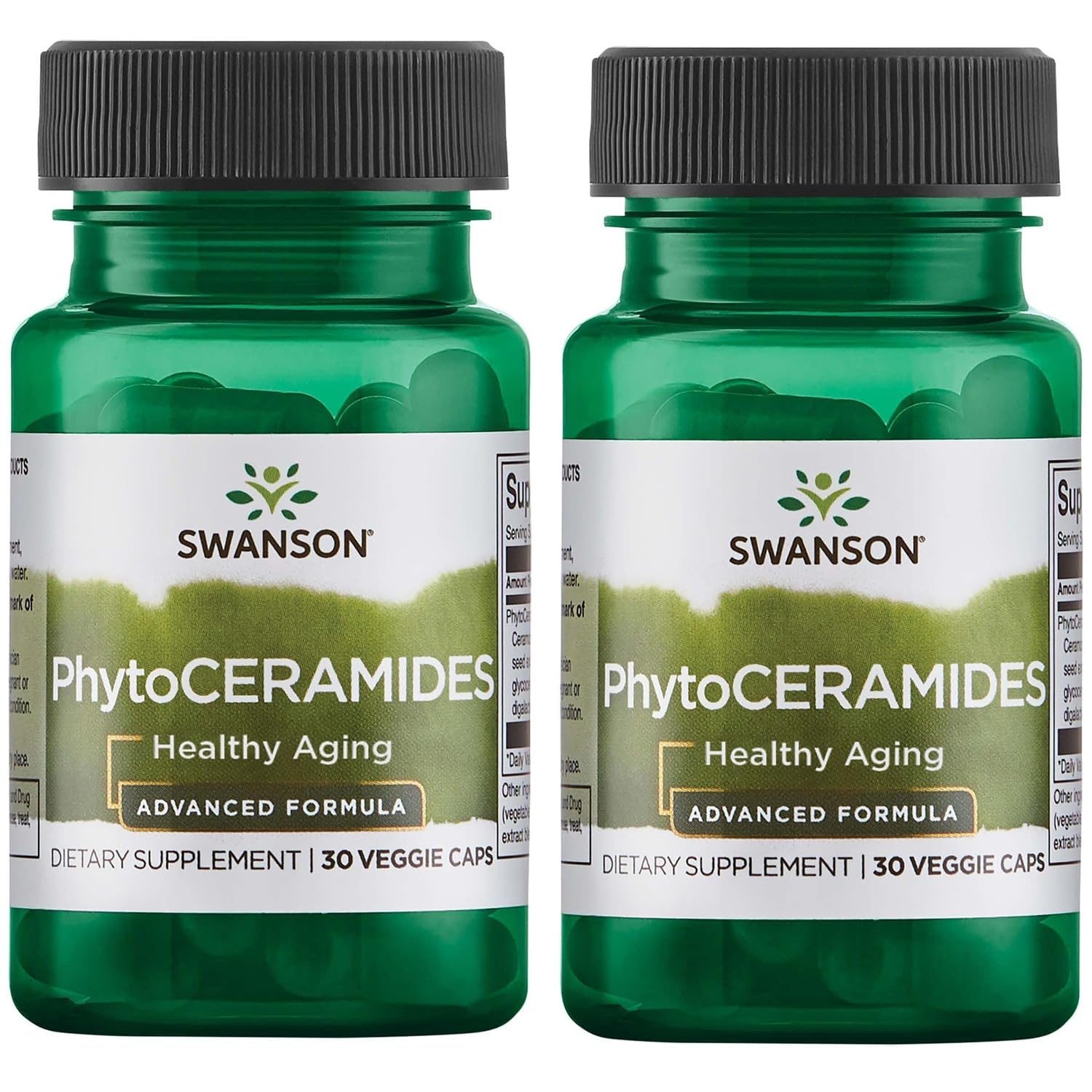 Swanson Phytoceramides bouteille capsules: hydratation potentielle pour la peau.