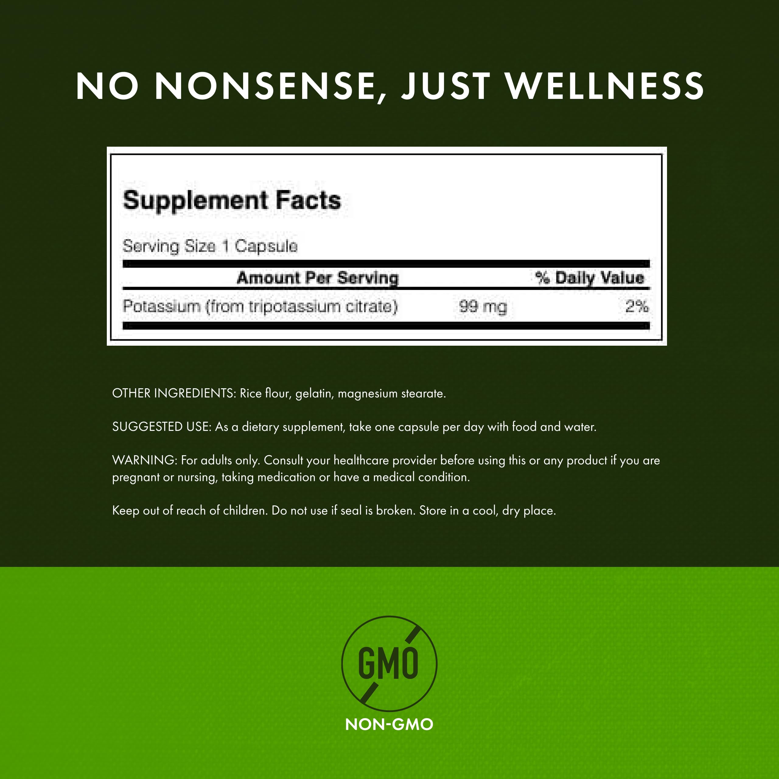 Swanson Potassium Citrate, capsules-detail: intégration facile dans votre routine quotidienne.
