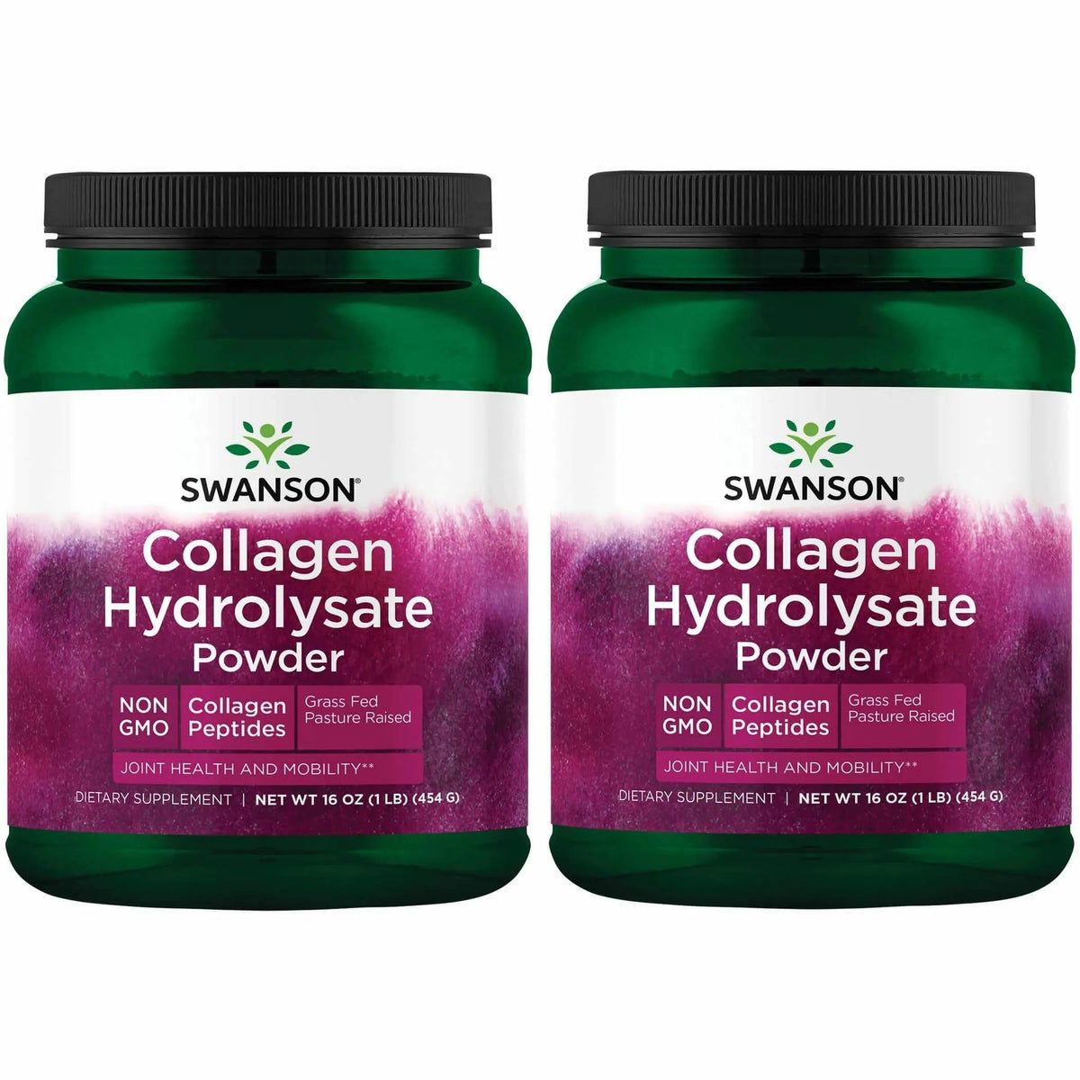 Swanson poudre collagene hydrolysee sans aromes, ideale pour melanger dans les boissons quotidiennes