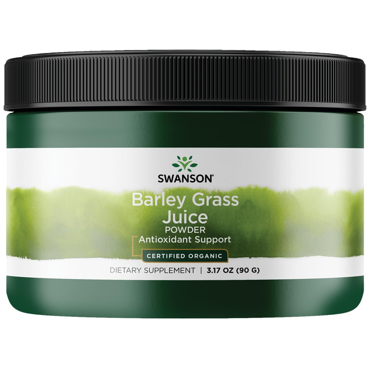 Swanson Poudre d’orge bio en bouteille, soutien antioxydant potentiel pour l’endurance quotidienne