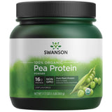 Swanson Poudre de pois en pot, source végétale idéale pour smoothies et shakes.