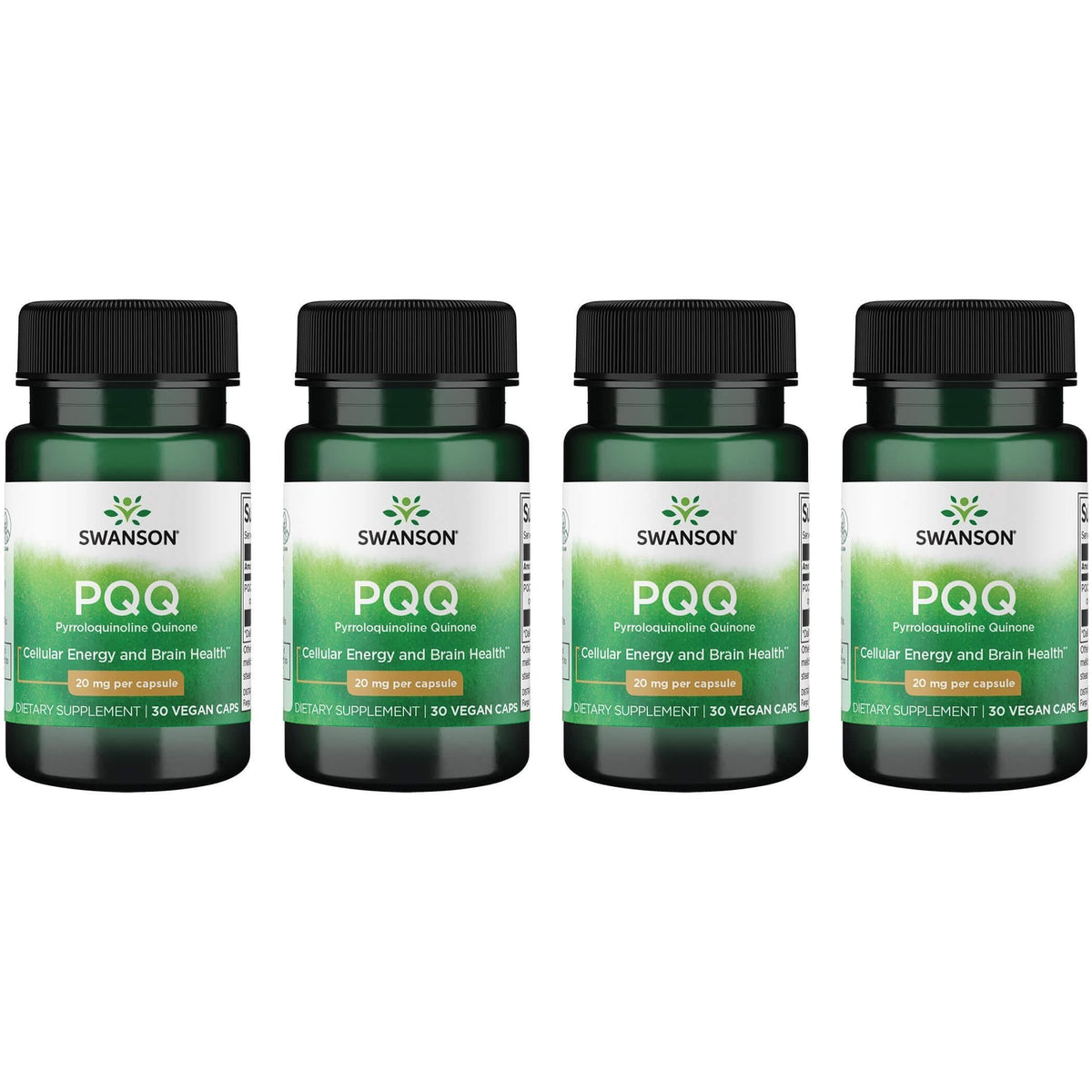 Swanson PQQ, capsules végétales, soutien énergie mitochondriale et mémoire potentiel
